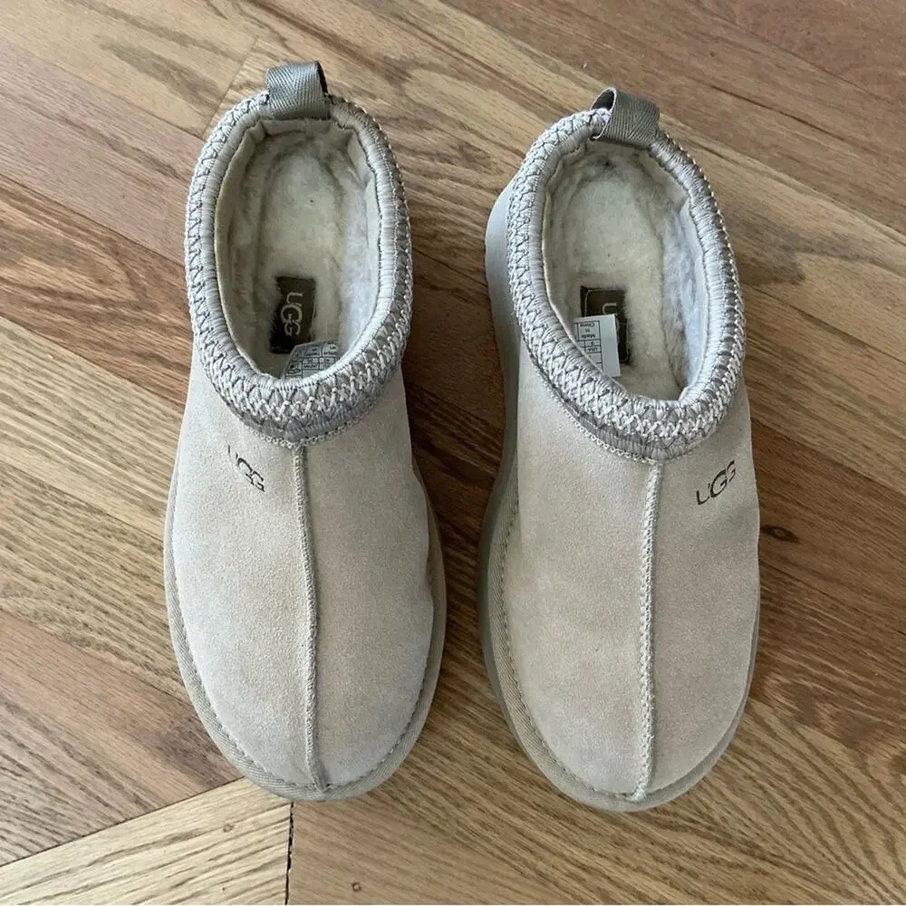UGG Women's Tazz Slip-On Platform Mule Slippers  Size 9 Mustard Seed Color - Picture 11 of 13